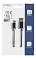 Vivitar USB-A To USB-C Cable, 6', Black, NIL4006-BLK-STK-24 1 thumbnail image