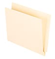 Office Depot® Brand End-Tab Folders, Straight Cut, Letter Size, Manila, Pack Of 100
