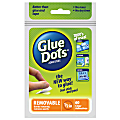 Removable Glue Dots, Clear, Pack Of 60