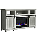 Bestier Farmhouse Electric Fireplace TV Stand For 65" TVs, 33-1/8”H x 60”W x 13-13/16”D, White 1 thumbnail image