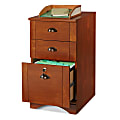 Realspace® Dawson 21-3/4"D Vertical 3-Drawer File Cabinet, Brushed Maple 1 thumbnail image