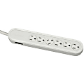 RCA 6-Outlet White Surge Protector