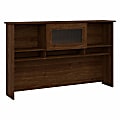 Bush Furniture Cabot 60"W Hutch, Modern Walnut, Standard Delivery 1 thumbnail image