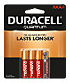 Duracell® Quantum AAA Alkaline Batteries, Pack Of 4