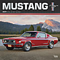 2024 BrownTrout Monthly Square Wall Calendar, 12" x 12", Mustang, January to December