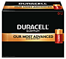Duracell® Quantum D Alkaline Batteries, Pack Of 12