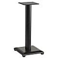 Sanus Natural Series Bookshelf Pillar Speaker Stands - Sold as a Pair - 24in Height - Black - Black 1 thumbnail image