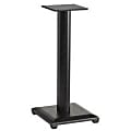 Sanus Natural Series Bookshelf Pillar Speaker Stands - Sold as a Pair - 24in Height - Black - Black