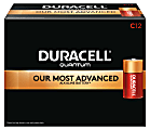 Duracell® Quantum C Alkaline Batteries, Pack Of 12