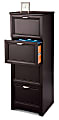 Realspace® Magellan 19”D Vertical 4-Drawer File Cabinet, Espresso