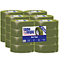 Tape Logic® Color Duct Tape, 3" Core, 2" x 180', Olive Green, Case Of 24