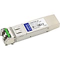 AddOn Intel E10GSFPZR Compatible TAA Compliant 10GBase-ZR SFP+ Transceiver (SMF, 1550nm, 80km, LC, DOM) 1 thumbnail image