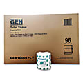 GEN Standard Bath Tissue Small RolL, Septic Safe, 1-Ply, White, 1,000 Sheets/Roll, 96 Rolls/Carton 1 thumbnail image