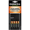 Duracell Rechargeable Ion Speed 1000 Battery Charger, Includes 4 AA NiMH Batteries
