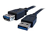 Comprehensive USB 3.0 A Male To A Female Cable 3ft. - 3 ft USB Data Transfer Cable for PC, Printer, Scanner, Keyboard, MAC, Computer - Nickel Plated Connector - Xtraflex - 28 AWG - Black