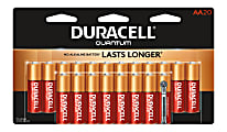 Duracell® Quantum AA Alkaline Batteries, Pack Of 20