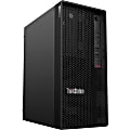 Lenovo ThinkStation P340 30DH00J8US Workstation - 1 x Intel Octa-core 8 Core i7-10700 2.90 GHz - 16 GB DDR4 SDRAM RAM - 512 GB SSD - Tower - Raven Black - Windows 10 Pro 64-bitNVIDIA Quadro RTX4000 8 GB Graphics - Ethernet 1 thumbnail image
