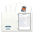 C-Line 2-Pocket Poly Folders With Prongs, Letter Size (8-1/2” x 11”), White, Box Of 25 Folders 1 thumbnail image