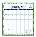 Blue Sky™ Monthly Desk Pad Calendar With Stand, 6 1/16" x 6 3/8", Dabney Lee "Hexagon", January to December 2017 1 thumbnail image