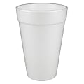 Dart® Insulated Foam Drinking Cups, White, 16 Oz, Box Of 1,000 Cups