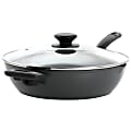 Oster Kingsway 3.9-Quart Aluminum Nonstick Sauté Pan, Black 1 thumbnail image