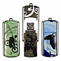 Ativa® Flip-Top USB Flash Drive With ReadyBoost™, 4GB, Extreme Sports 2 Design 1 thumbnail image