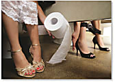Viabella Friendship Greeting Card With Envelope, Toilet Paper, 5" x 7" 1 thumbnail image