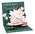 Up With Paper Mother's Day Pop-Up Greeting Card With Envelope, 5-1/4" x 5-1/4", Beautiful Wishes 1 thumbnail image