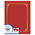 Geographics® Document Covers, 9 3/4" x 12 1/2", Red, Pack Of 6 1 thumbnail image