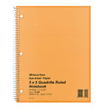 Rediform® National Green Eye Ease Wirebound Notebook, 8 1/2" x 11", Quadrille Ruled, 80 Sheets, Green 1 thumbnail image