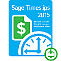 Sage Timeslips 2015 Time and Billing 1-User, Download Version
