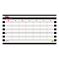 See Jane Work® Magnetic Weekly Planning Pad, 11" x 6", Black/White/Pink