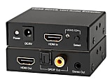 KanexPro Audio De-Embedder with 3D Support - 192 kHz to 192 kHz - 1 x HDMI In - 1 x HDMI Out