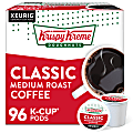 Krispy Kreme Classic Coffee Keurig Single Serve K-Cup Pods, Medium Roast, 24 Pods Per Pack, Case Of 4 Packs 1 thumbnail image