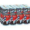 Scott® Shop 1-Ply Paper Towels, 55 Sheets Per Roll, Pack Of 12 Rolls 1 thumbnail image