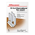 Office Depot® Brand Thermabond Fax Paper, 1/2" Core, 60' Roll, Box Of 6 Rolls
