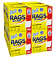 Scott® Rags In A Box, 9" x 12" Sheet Size, White, Box Of 200 Rags