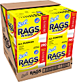 Scott® Rags In A Box, 9" x 12" Sheet Size, White, Box Of 200 Rags