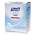 Purell® Hand Sanitizing Wipes, Unscented, Box Of 40 Wipes