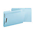 Pendaflex® Pressboard Expansion File Folders Without Fasteners, 1" Expansion, Legal Size, Light Blue, Pack Of 25 Folders