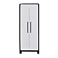 Inval® MQ Eclypse Eco Collection Large 29"W Multipurpose Storage Cabinet, Black/Gray 1 thumbnail image