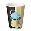 Solo® Paper Hot Cups With Lids, 12 Oz., Assorted Colors, Pack Of 52