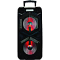 IQ Sound IQ-5210DJBT Portable Bluetooth Speaker System - 80 W RMS - Black - 40 Hz to 20 kHz - Battery Rechargeable - USB 1 thumbnail image