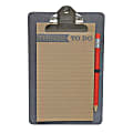 Gartner Studios® Clipboard With Notepad And Pen, 6" x 9", 1 Subject, 160 Pages (80 Sheets), "Things To Do"