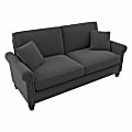 Bush® Furniture Coventry 73"W Sofa, Charcoal Gray Herringbone, Standard Delivery