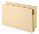 Pendaflex® Pocket Folders, 3 1/2" Expansion, Legal Size, Manila, Box Of 10 Folders