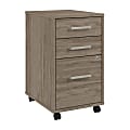 WorkPro Motiva 16"W 3-Drawer Rolling File Cabinet, Modern Hickory, Installation Included 1 thumbnail image