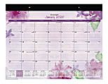AT-A-GLANCE® Beautiful Day 13-Month Desk Pad, 22" x 17", Multicolor, January 2020 To January 2021, SK38-704