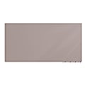 Ghent Aria Low Profile Glassboard, Magnetic, 48"H x 72"W, Lilac Gray