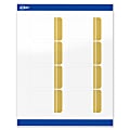 Avery® Print-To-The-Edge Labels & Sure Feed®, S00-DK9-PRWGP10, 2"x3", Glossy White, Preprinted Double Dipped Gold Edge Design, Pack Of 80 1 thumbnail image
